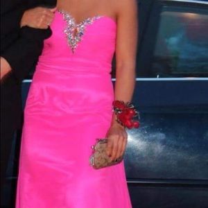 Hot pink Prom Dress